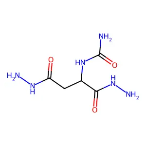 脲基琥珀酸二酰肼 structure