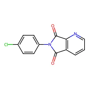 6-(4-chlorophenyl)-5H-pyrrolo[3,4-b]pyridine-5,7(6H)-dione structure