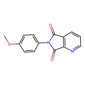 6-(4-methoxyphenyl)-5H-pyrrolo[3,4-b]pyridine-5,7(6H)-dione structure