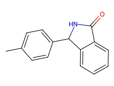 3-(4-Methylphenyl)-2,3-dihydroisoindol-1-one structure