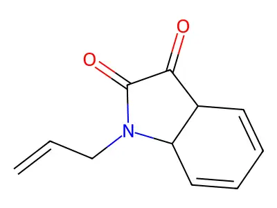1-Allyl-1H-indole-2,3(3aH,7aH)-dione structure