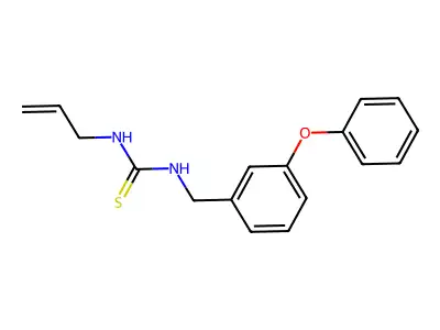 1-[(3-Phenoxyphenyl)methyl]-3-prop-2-enylthiourea structure