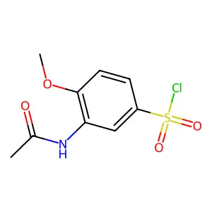 Benzenesulfonyl chloride, 3-(acetylamino)-4-methoxy- structure