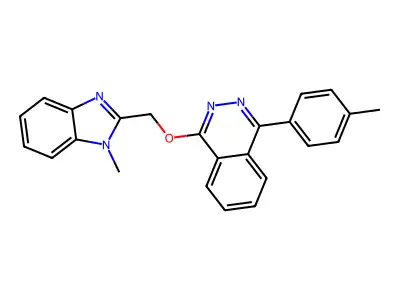1-[(1-Methylbenzimidazol-2-yl)methoxy]-4-(4-methylphenyl)phthalazine structure
