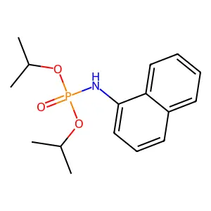 N-di(propan-2-yloxy)phosphorylnaphthalen-1-amine structure