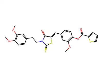C26H23NO6S3 structure