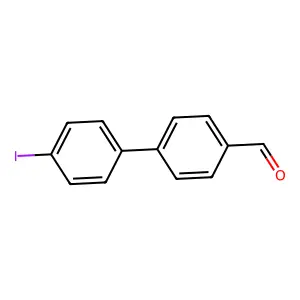 4'-Iodo-biphenyl-4-carboxaldehyde structure