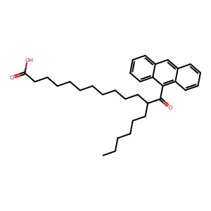 12-(9-蒽甲酰基)硬脂酸 structure