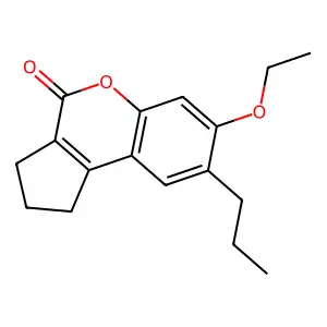 7-ethoxy-8-propyl-2,3-dihydrocyclopenta[c]chromen-4(1H)-one structure