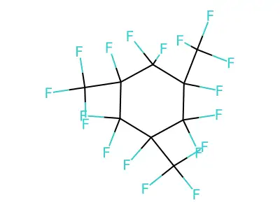 Perfluoro(1,3,5-trimethylcyclohexane) structure