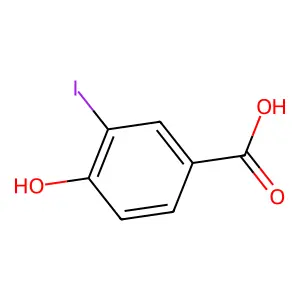 4-Hydroxy-3-iodobenzoic acid (2IPCOOH) structure