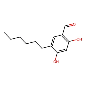 2,4-二羟基-5-己基苯甲醛 structure
