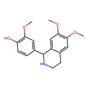 4-(6,7-Dimethoxy-1,2,3,4-tetrahydroisoquinolin-1-yl)-2-methoxyphenol structure