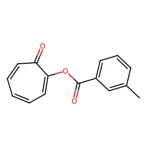 7-Oxocyclohepta-1,3,5-trien-1-YL 3-methylbenzoate structure
