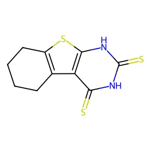 5,6,7,8-Tetrahydro-1H-benzo[4,5]thieno[2,3-d]pyrimidine-2,4-dithione structure