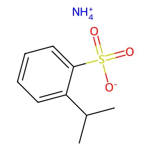 Ammonium cumenesulfonate (mixed isomers) structure