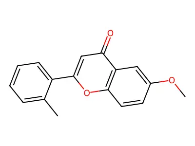 6-Methoxy-2-(2-methylphenyl)chromen-4-one structure