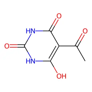 5-(1-Hydroxyethylidene)pyrimidine-2,4,6(1H,3H,5H)-trione structure
