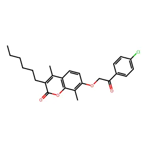 C25H27ClO4 structure