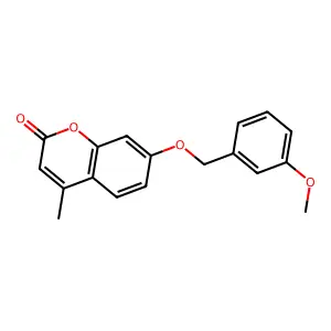 7-[(3-Methoxyphenyl)methoxy]-4-methylchromen-2-one structure
