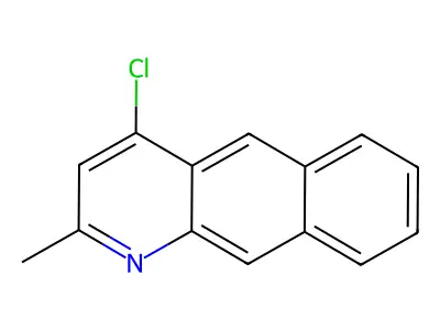 4-Chloro-2-methylbenzo[g]quinoline structure
