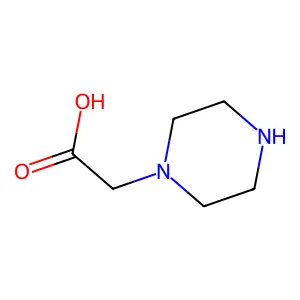2-(1-Piperazinyl)acetic acid monohydrate structure