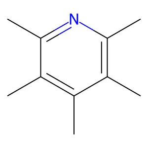 2,3,4,5,6-Pentamethylpyridine structure