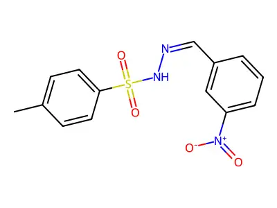 4-methyl-N'-(3-nitrobenzylidene)benzenesulfonohydrazide structure