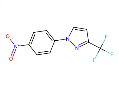 1-(4-Nitrophenyl)-3-(trifluoromethyl)-1H-pyrazole structure