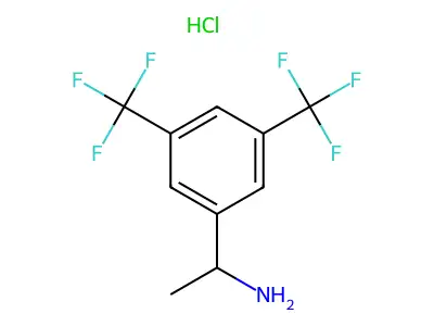 3,5-Bis(trifluoromethyl)-alpha-methylbenzylamine structure