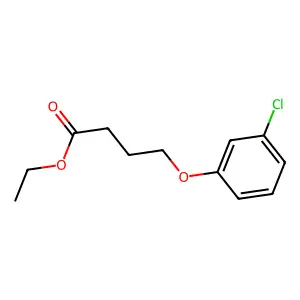 4-(3-氯苯氧基)丁酸乙酯 structure