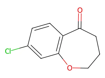 8-Chloro-2,3,4,5-tetrahydro-1-benzoxepin-5-one structure