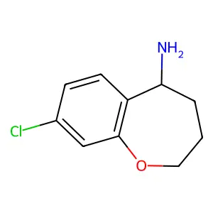 8-氯-2,3,4,5-四氢-1-苯并氧杂环庚-5-胺 structure