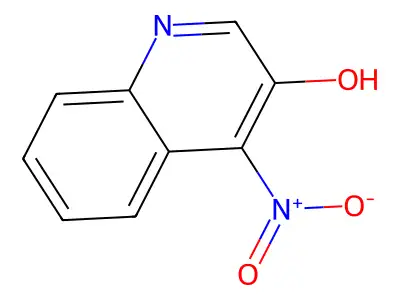 4-Nitroquinolin-3-ol structure