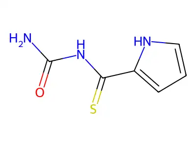 1H-Pyrrole-2-carbothioamide, N-(aminocarbonyl)- structure