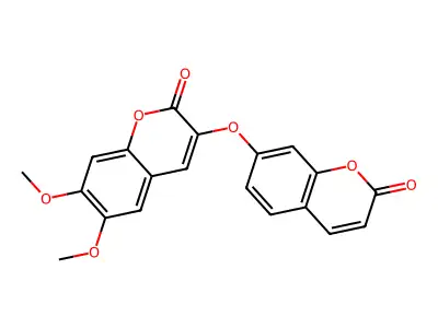 Daphnoretin methyl ether structure