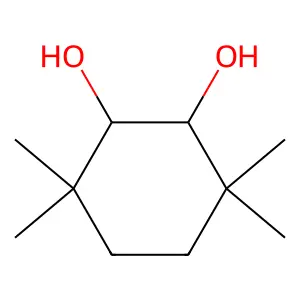 3,3,6,6-Tetramethylcyclohexane-1,2-diol structure