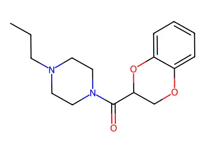 2,3-Dihydro-1,4-benzodioxin-3-yl-(4-propylpiperazin-1-yl)methanone structure