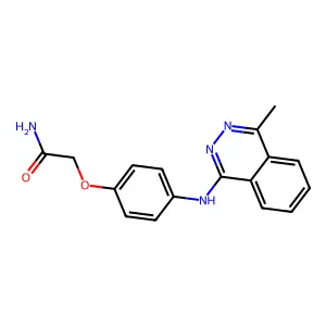 2-[4-[(4-Methylphthalazin-1-yl)amino]phenoxy]acetamide structure