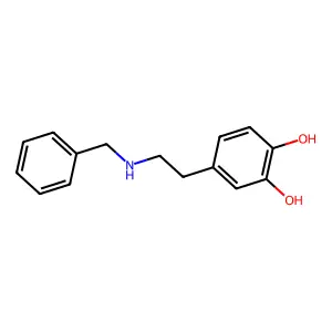 4-(2-(Benzylamino)ethyl)benzene-1,2-diol structure