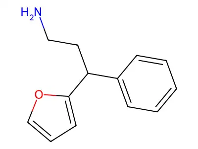3-Furan-2-yl-3-phenyl-propylamine structure
