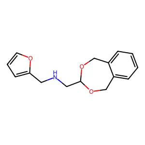 1-(1,5-Dihydrobenzo[e][1,3]dioxepin-3-yl)-N-(furan-2-ylmethyl)methanamine structure