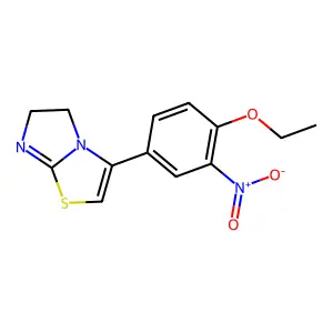 3-(4-Ethoxy-3-nitrophenyl)-5,6-dihydroimidazo[2,1-b][1,3]thiazole structure