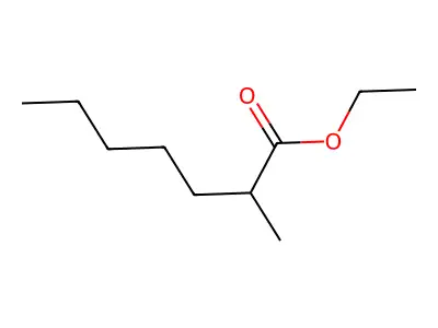 Ethyl 2-methylheptanoate structure