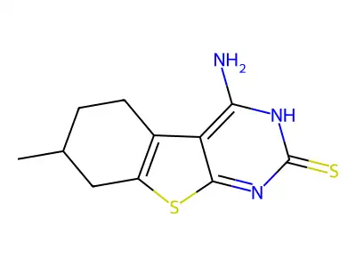 3-Amino-11-methyl-8-thia-4,6-diazatricyclo[7.4.0.0,2,7]trideca-1(9),2,4,6-tetraene-5-thiol structure
