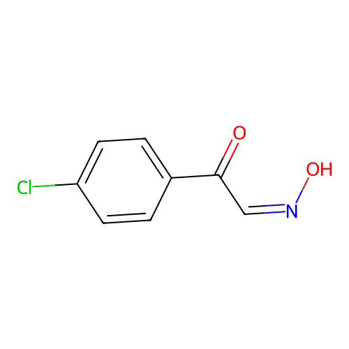 Isonitroso-p-chloroacetophenone structure