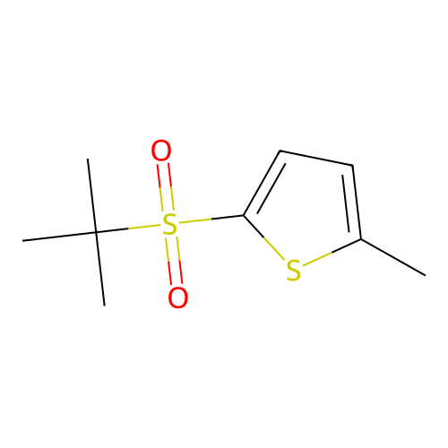 2-(Tert-butylsulfonyl)-5-methylthiophene structure