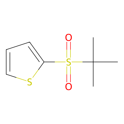 2-(Tert-butylsulfonyl)thiophene structure