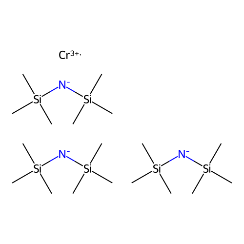 Chromium tris(bis(trimethylsilyl)amide) structure