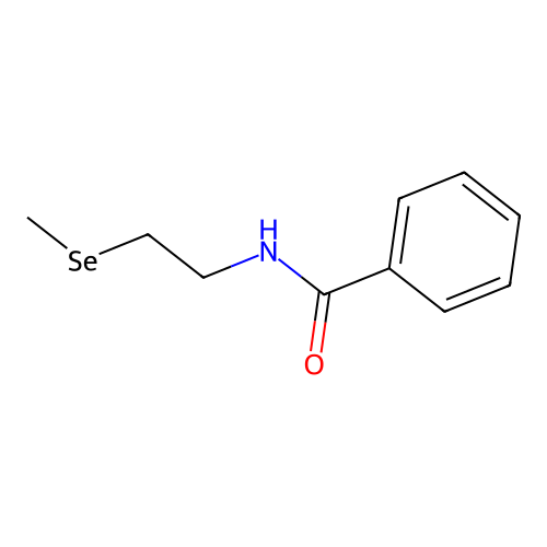 N-(2-(Methylseleno)ethyl)benzamide structure